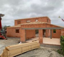 Charpente en cours