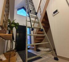 Location d'une échelle pro pour aller monter le luminaire à +6m