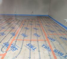 Pose plancher chauffant
