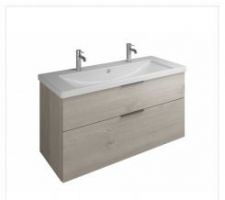 Meuble sdb couleur flanelle
