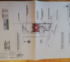 Emplacement de la maison sur le terrain