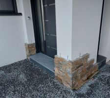 Pose parements en cours