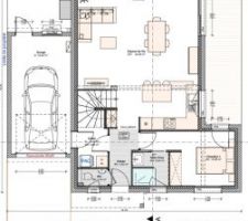 Plan RDC maison CCMI