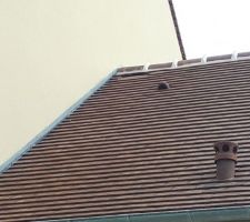 Dégats des enduiseurs sur la toiture