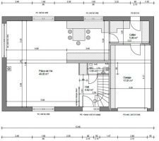 Plan provisoire de la maison