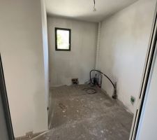 Enduit int&eacute;rieur - Buanderie