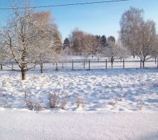 Vu de chez moi... Y a pas à dire c'est vraiment joli la neige...
