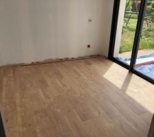 Parquet dans chambre parents