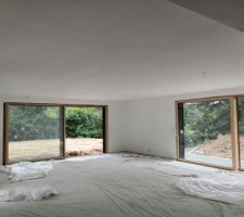 Dernière couche de peinture (pas sèche)