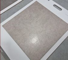 Carrelage choisi pour le salon