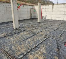 Préparations pour coulage de la dalle