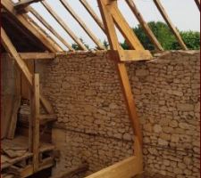 Nouvelle charpente avis sur la liaison jambe de force poutre