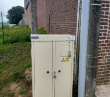 Position du poteau électrique