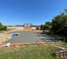 Coulage dalle sur vide sanitaire