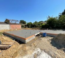 Coulage dalle sur vide sanitaire