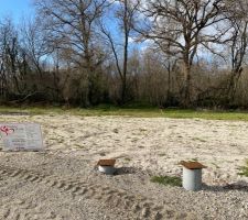 Le terrain début mars