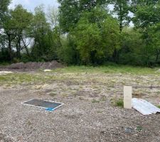 Le terrain fin avril...