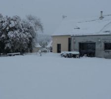 Sous la neige début décembre