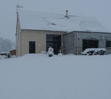 Sous la neige début décembre