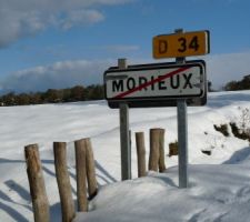 Sous la neige début décembre