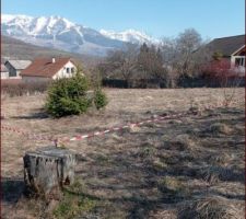 Le terrain de 700 m&sup2;