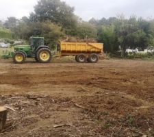 Nettoyage du terrain