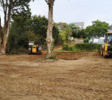 Le terrain devient propre