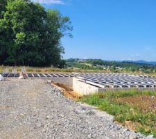Début de la mise en place du plancher, béton prévu pour la semaine prochaine