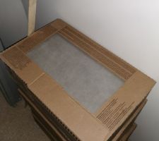 Carrelage pour la salle de bain (gris effet béton)