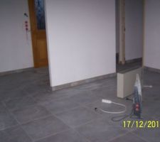 Vue entr&eacute;e avec plinthes