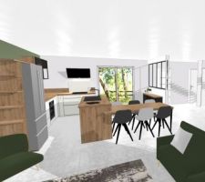 Plan 3d cuisine