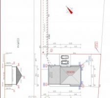 Voici le plan de masse, nous sommes à l'étape du choix final du constructeur.