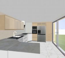 Préparation plan cuisine