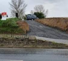 Accès chantier réalisé
