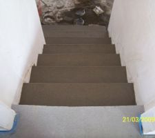Chape des escaliers.
Faite le 21/03/09
