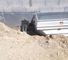 Pose des rehausses des courettes anglaises