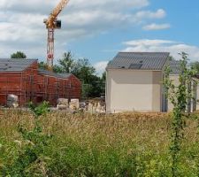 Avanc&eacute; des finitions pour la partie basse du quartier