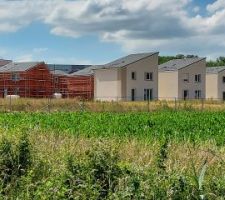 Avanc&eacute; des finitions pour la partie basse du quartier