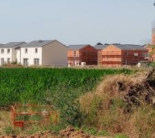 Avanc&eacute; des finitions pour la partie basse du quartier