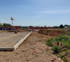 Avanc&eacute; des finitions pour la partie basse du quartier
