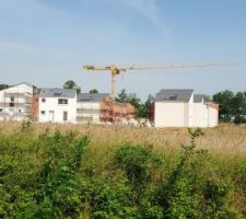 Avanc&eacute; des finitions pour la partie basse du quartier