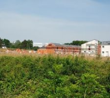 Avanc&eacute; des finitions pour la partie basse du quartier