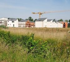 Avanc&eacute; des finitions pour la partie basse du quartier