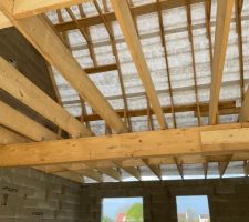 Charpente niveau cuisine