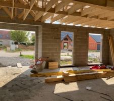 Charpente plancher bois