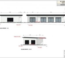 SIC - Facades SUD & OUEST, Permis de Construire