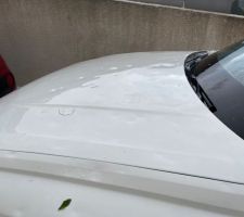 Mon véhicule et outil de travail  après orage   grêle
