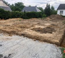 Fouille des fondations