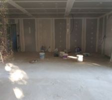 Pièce princiaple Placo / Bande