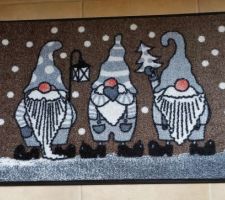Paillasson / tapis de bain : Pères Noel Islandais